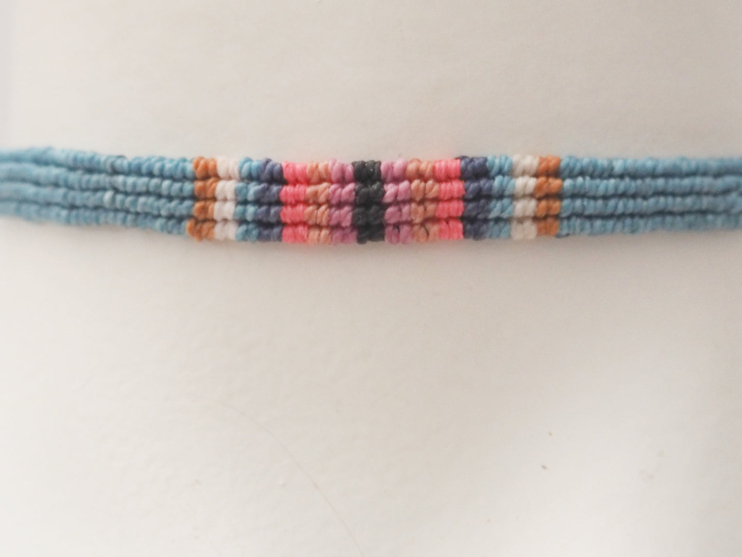 Choker "Bohemia Nº6" en Macramé de Hilos Encerados - Pieza Única - My Cuqui Shop #