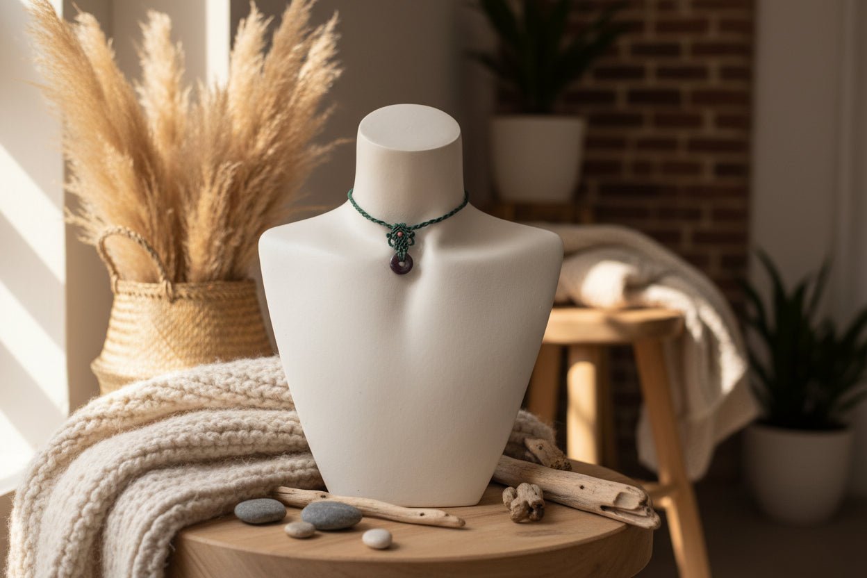 Collar "Amatista" armonía espiritual - My Cuqui Shop