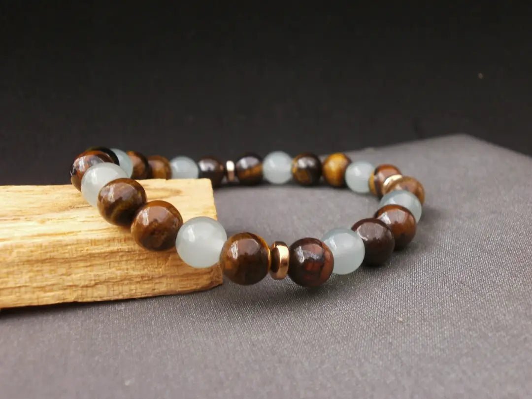 Pulsera de Ojo de Tigre Soberano: Fuerza Ejecutiva y Blindaje de Prosperidad - My Cuqui