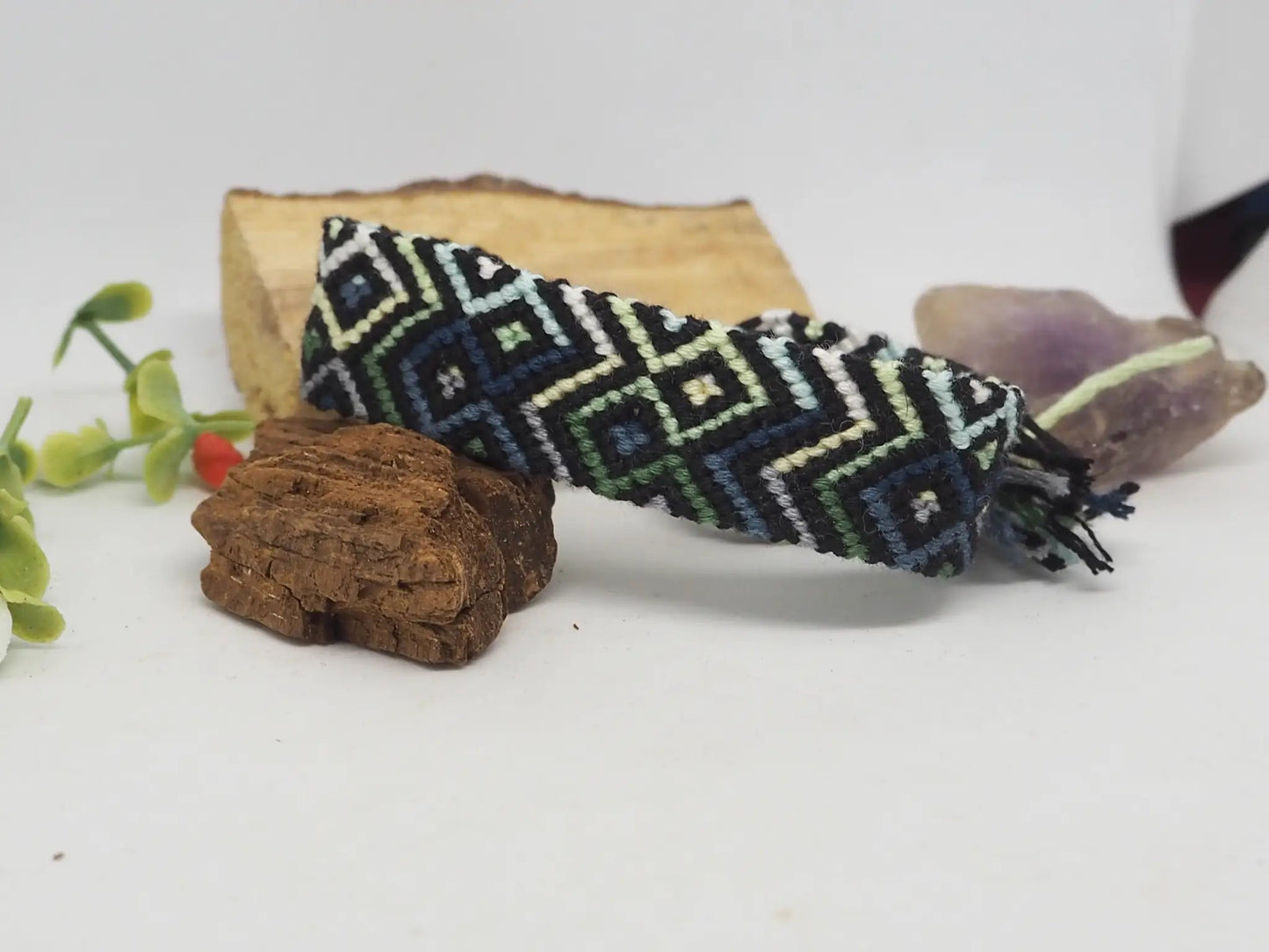 Pulsera friendship. En tonos verdes - My Cuqui