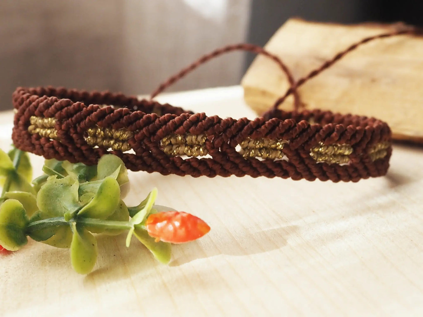 Pulseras Artesanales de Macramé - diseño geométrico - My Cuqui