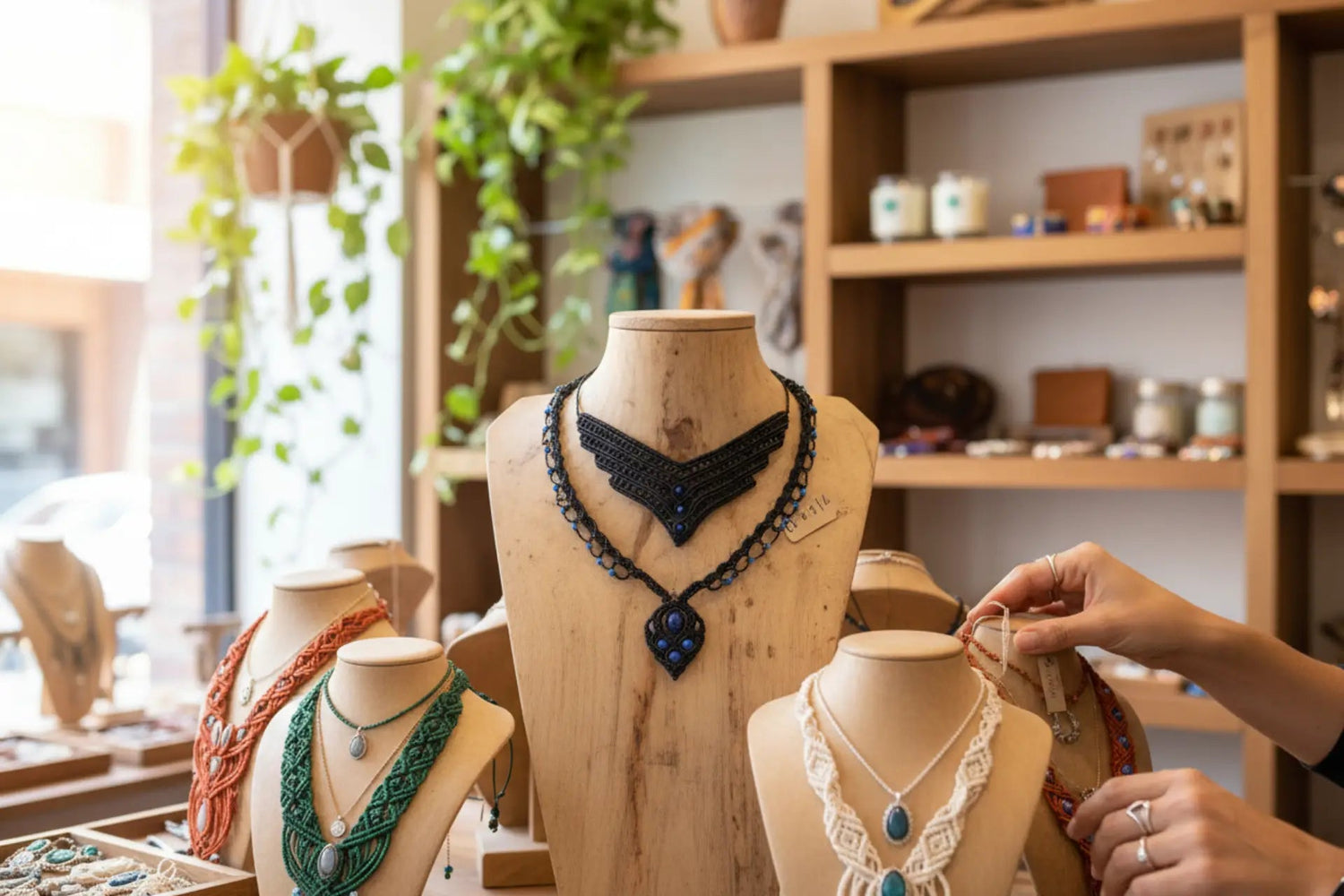 Gargantillas - Chokers de macramé - My Cuqui