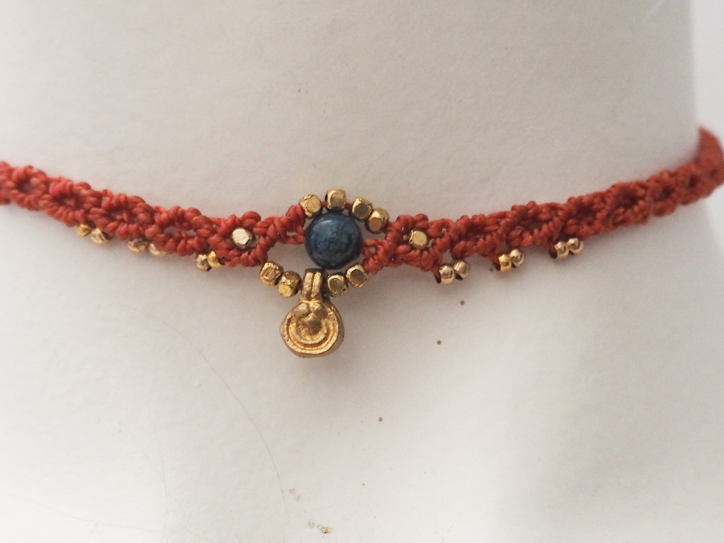 Choker de Macramé Red