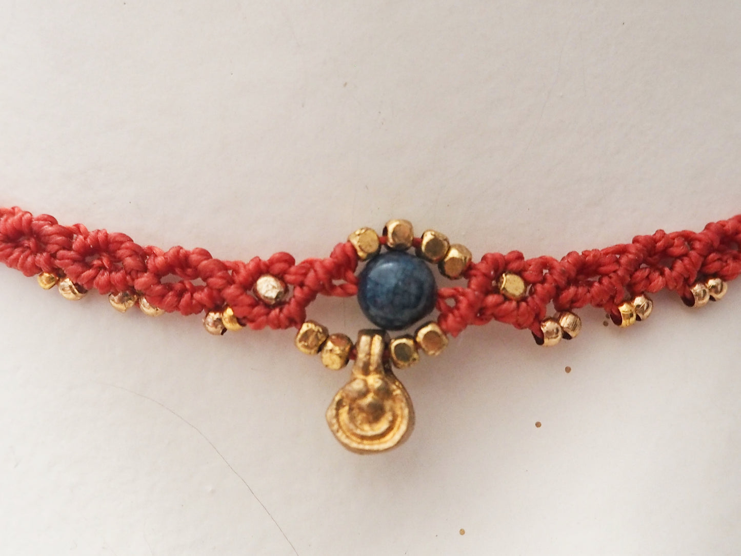 Choker de Macramé Red