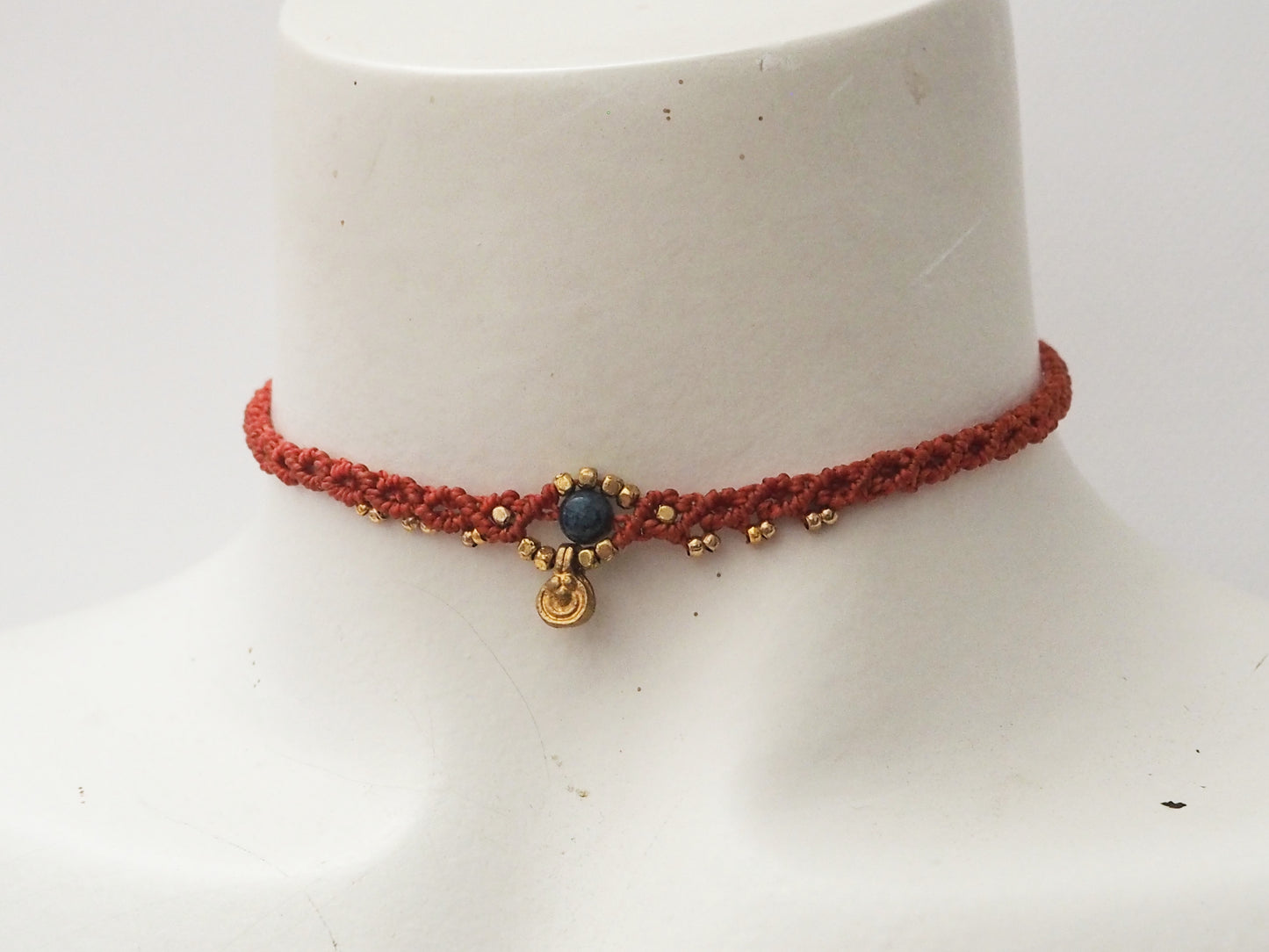 Choker de Macramé Red