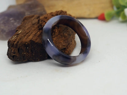 Anillo de Fluorita - Diseño Único y Tonos Terrosos - My Cuqui Shop