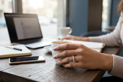 Anillo de Hueso de Yak. Modelo alianza - My Cuqui