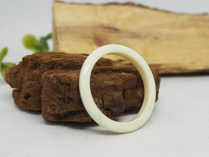 Anillo de Hueso de Yak. Modelo alianza - My Cuqui