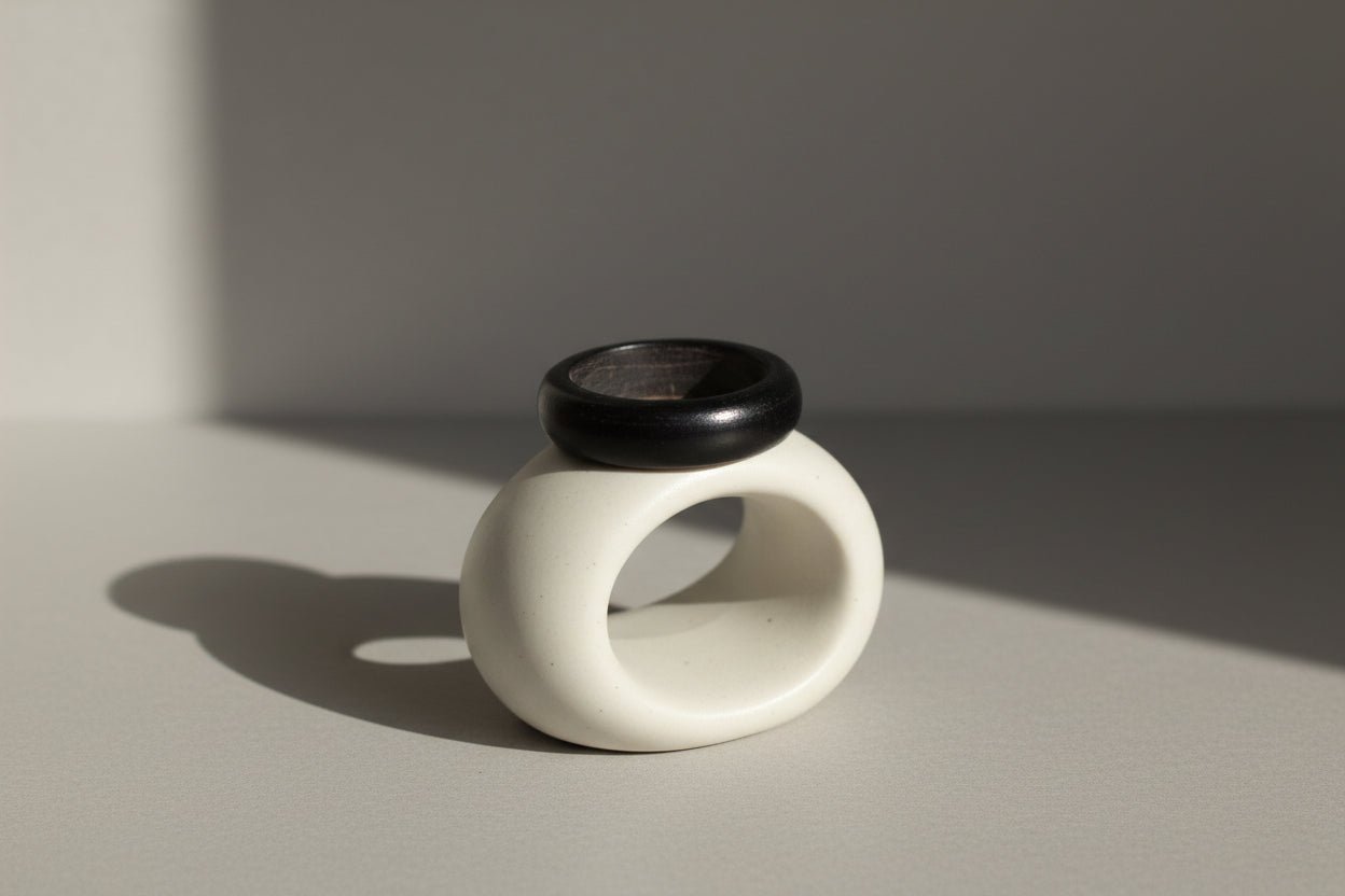 Anillo de Tagua Natural (Marfil Vegetal): Sostenible y Único - My Cuqui Shop