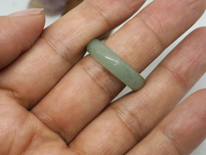 Anillo Elegante de Aventurina Verde Natural - Calma y Prosperidad - My Cuqui Shop