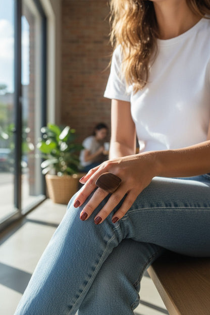 Anillos de Madera Artesanales - Diseño Único y Elegante - My Cuqui Shop #