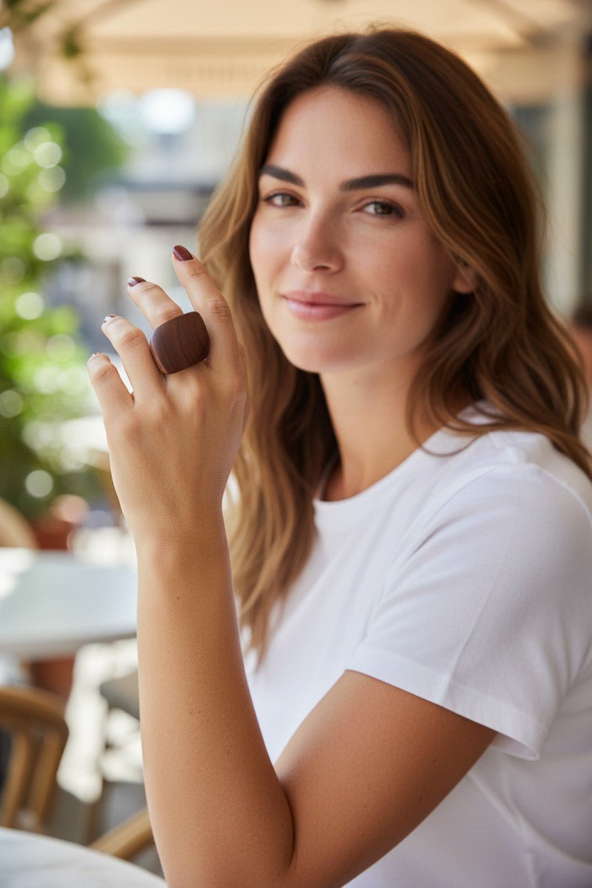 Anillos de Madera Artesanales - Diseño Único y Elegante - My Cuqui Shop #