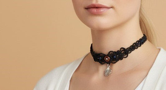 Cocker negro con piedra del sol - artesanal - My Cuqui Shop