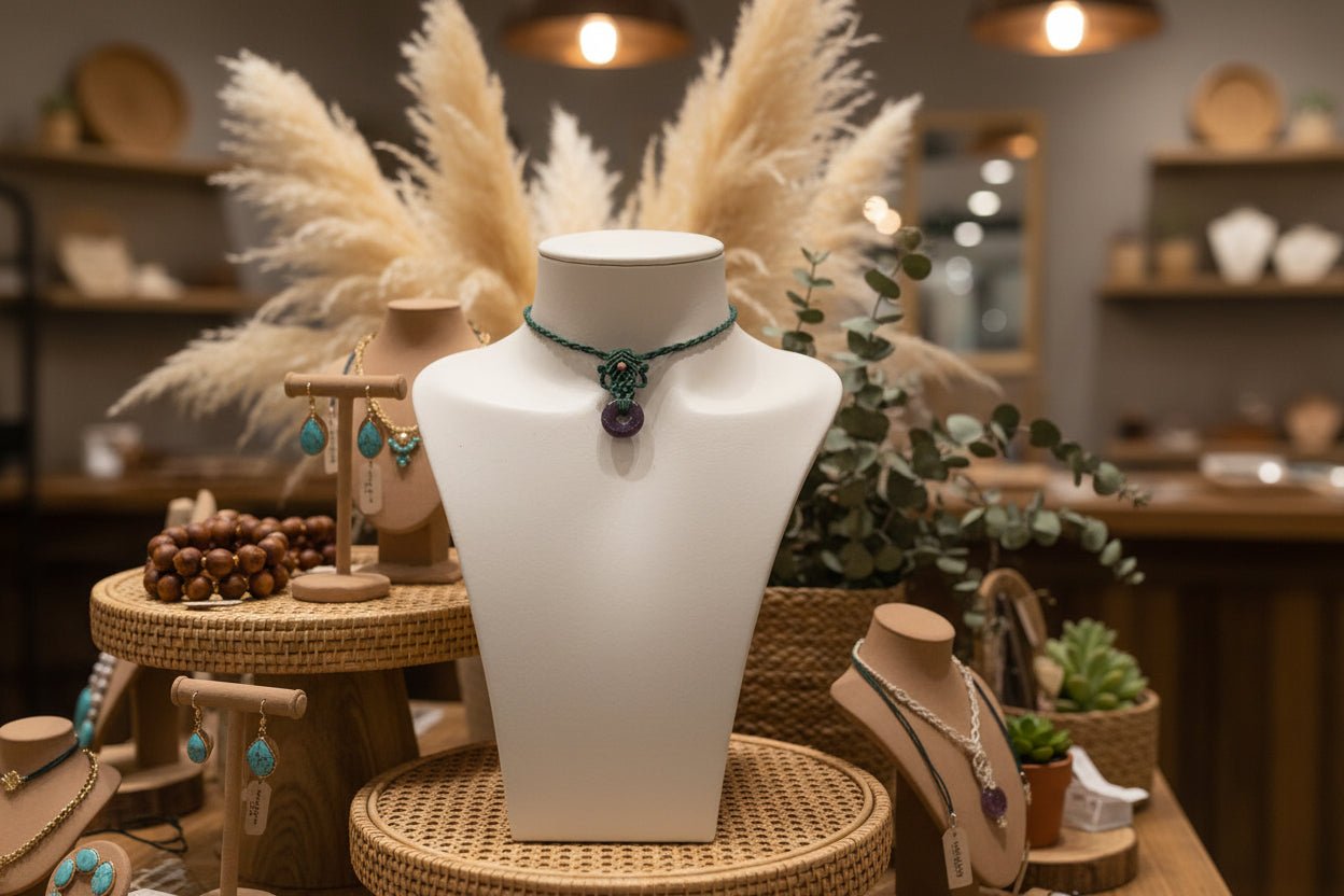 Collar "Amatista" armonía espiritual - My Cuqui Shop