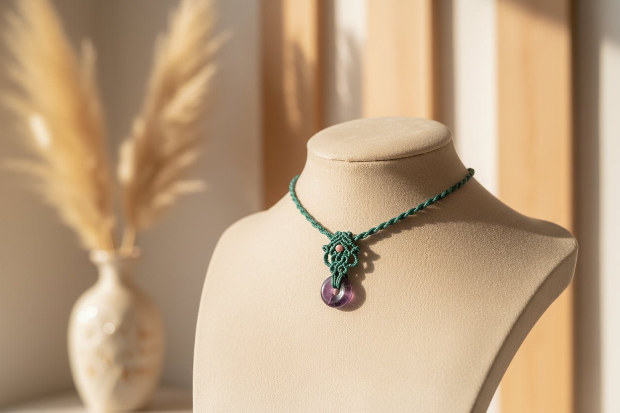 Collar "Amatista" armonía espiritual - My Cuqui Shop