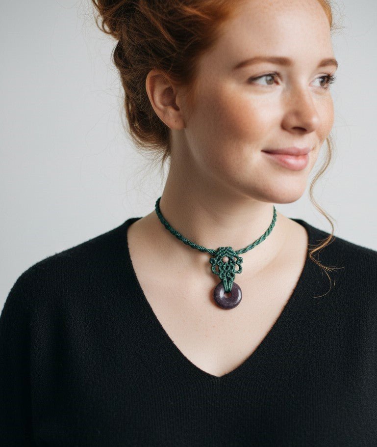 Collar "Amatista" armonía espiritual - My Cuqui Shop