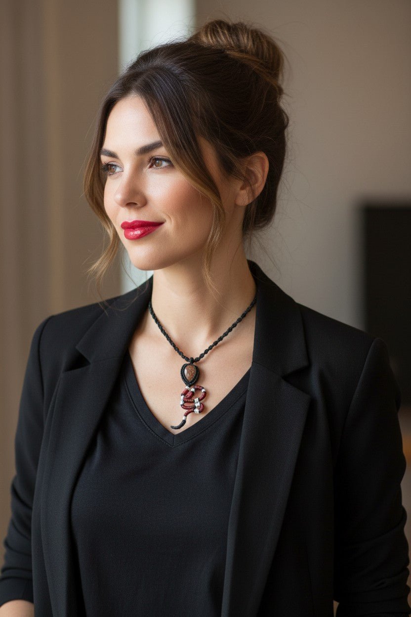 Collar "Amuleto Solar"Piedra del sol - My Cuqui Shop