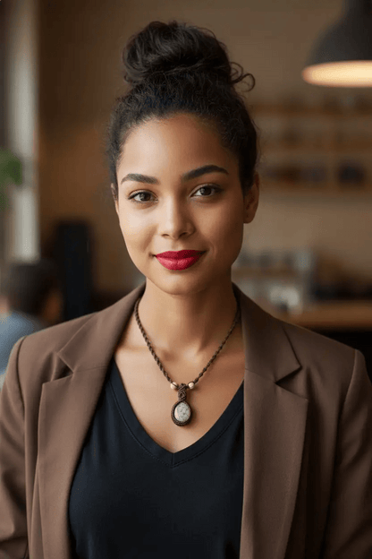 Collar de Macramé "Bosque Encantado": Elegancia Natural y Energía Protectora - My Cuqui Shop