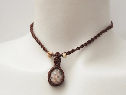 Collar de Macramé "Bosque Encantado": Elegancia Natural y Energía Protectora - My Cuqui Shop