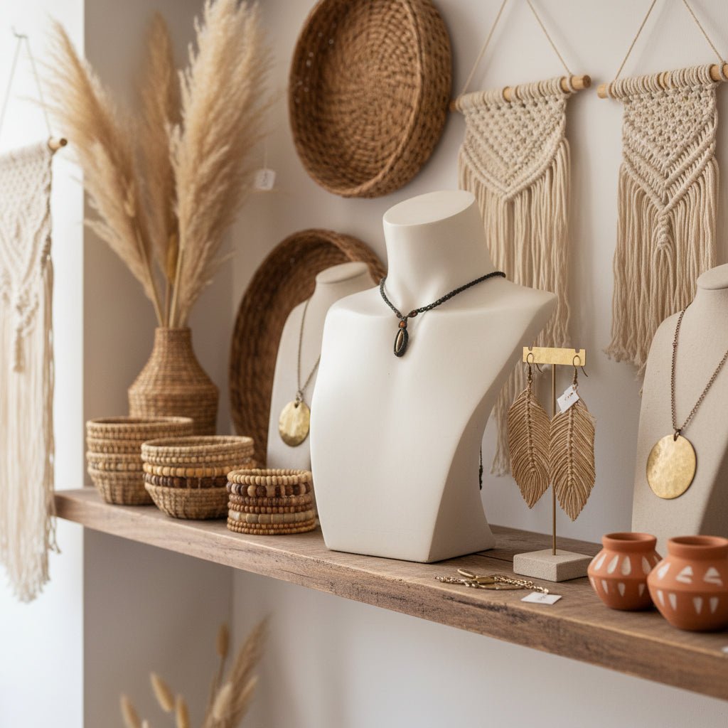 Collar en macramé "Fuera Interiori" Ojo de Tigre - My Cuqui Shop