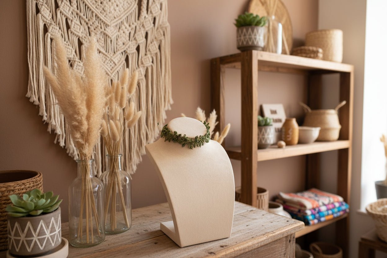 Gargantilla Hiedra "Cuquis" en Macramé Verde Oliva | Joya Artesanal Única - My Cuqui Shop