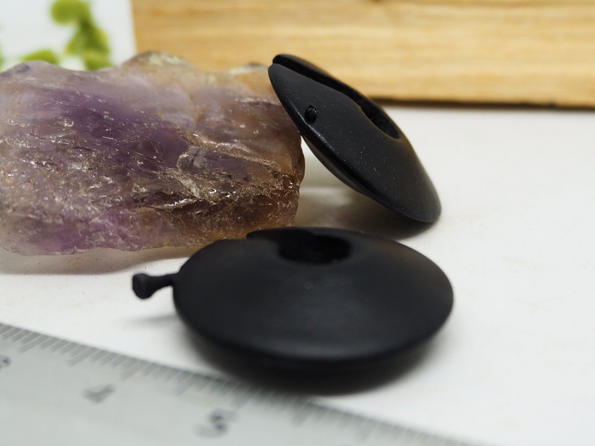 Pendientes Aro "Coco Negro"- Modelo disco - My Cuqui Shop #