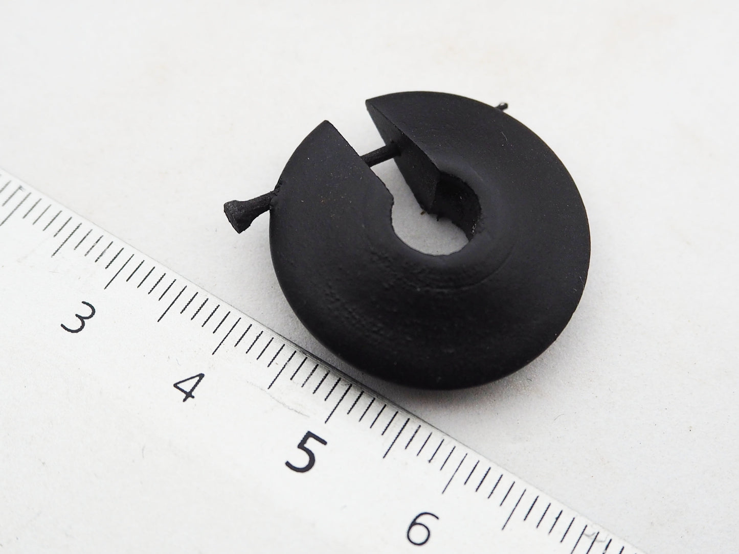 Pendientes Aro "Coco Negro"- Modelo disco - My Cuqui Shop #