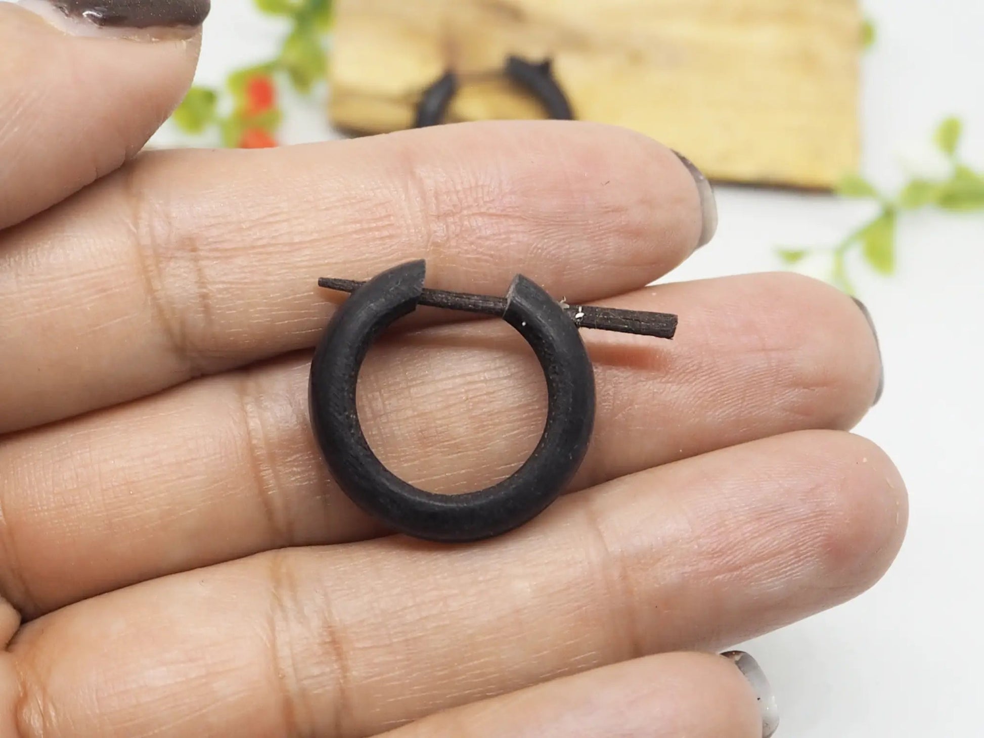 Pendientes Asta - color negro - My Cuqui