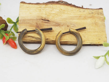 Pendientes de Asta - color beige - My Cuqui