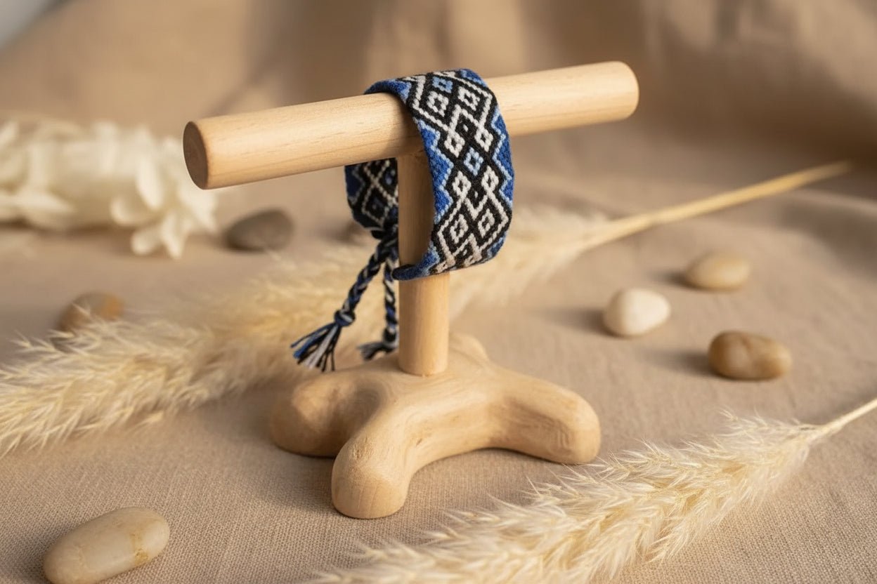 Pulsera Artesanal de Macramé en Hilo de Algodón - Diseño Étnico Exclusivo (Pieza Única) - My Cuqui