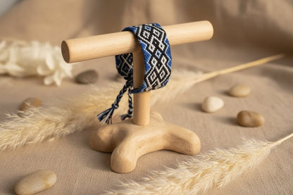 Pulsera Artesanal de Macramé en Hilo de Algodón - Diseño Étnico Exclusivo (Pieza Única) - My Cuqui