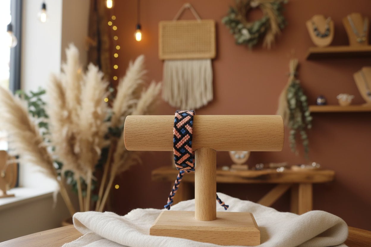 Pulsera Artesanal Tejida en Hilo de Algodón | Ajustable, Cómoda y Única - My Cuqui
