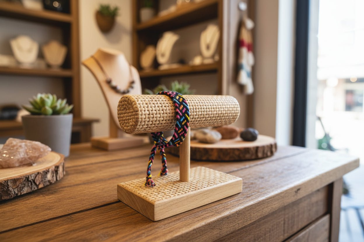 Pulsera Artesanal Única de Hilo de Algodón | Pieza Exclusiva Hecha a Mano - My Cuqui