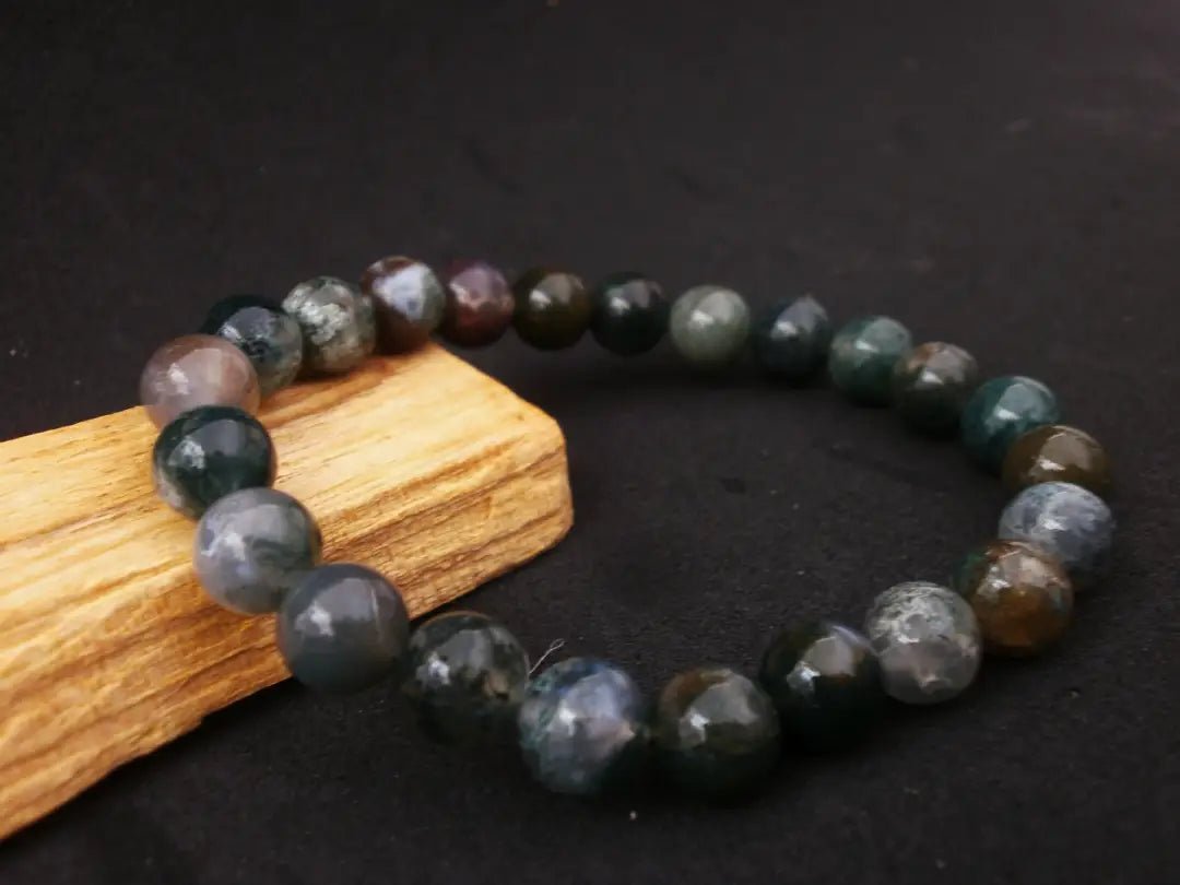 Pulsera de Ágata India: El Amuleto de Resiliencia y Poder para el Líder que no se Detiene - My Cuqui