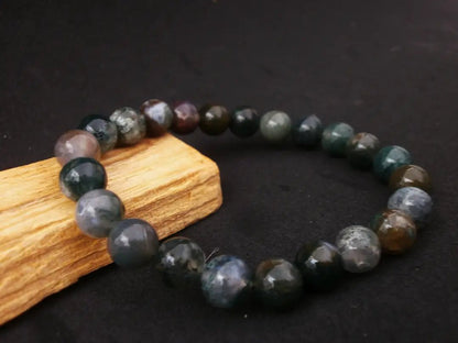 Pulsera de Ágata India: El Amuleto de Resiliencia y Poder para el Líder que no se Detiene - My Cuqui