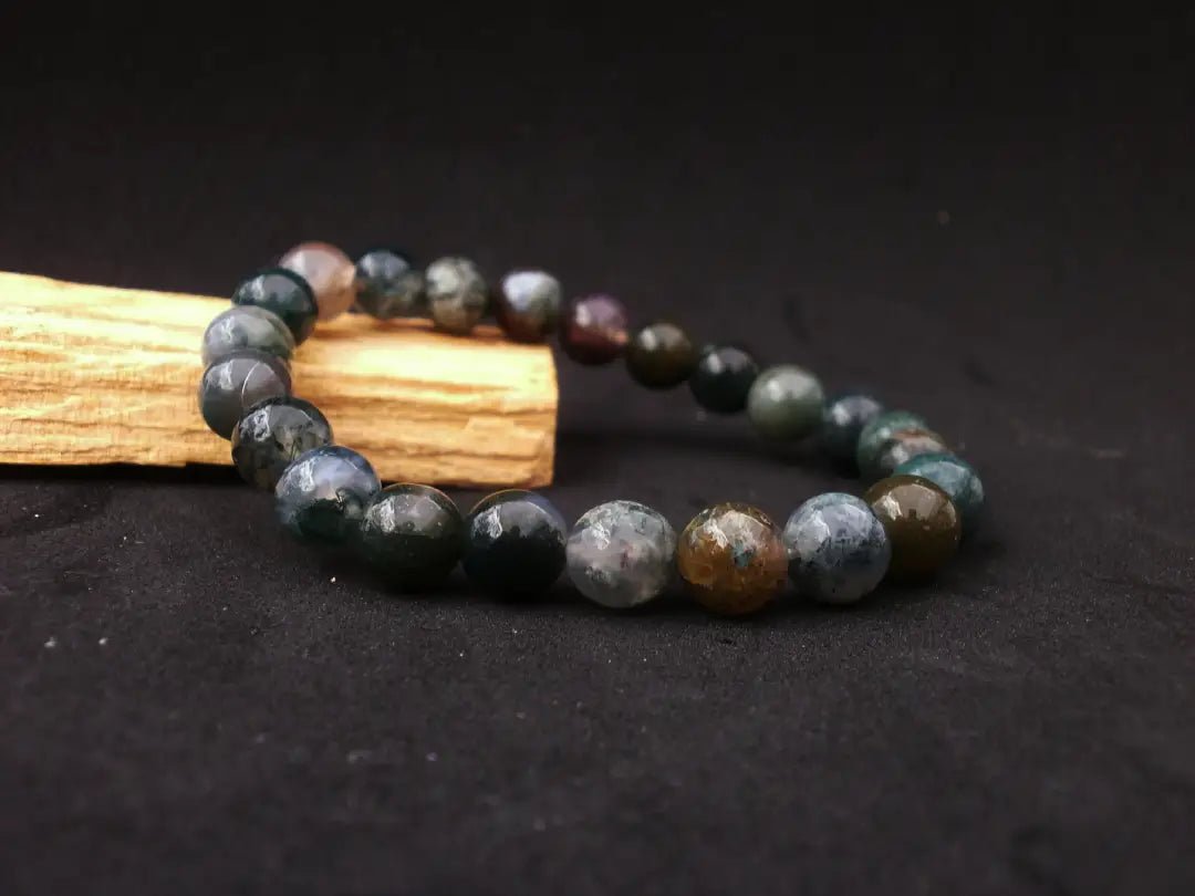 Pulsera de Ágata India: El Amuleto de Resiliencia y Poder para el Líder que no se Detiene - My Cuqui