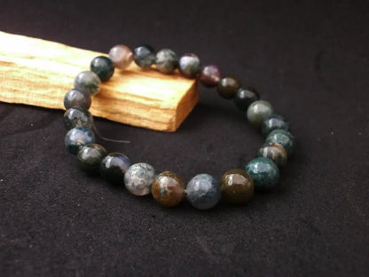 Pulsera de Ágata India: El Amuleto de Resiliencia y Poder para el Líder que no se Detiene - My Cuqui