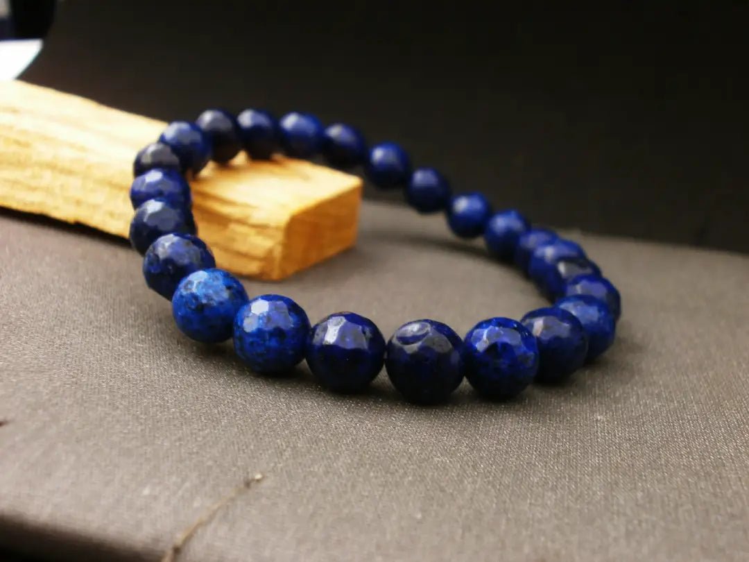 Pulsera de Lapislázuli Natural – Sabiduría, Protección y Poder Interior - My Cuqui