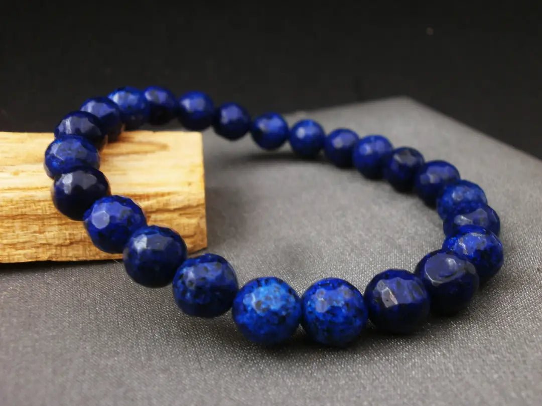 Pulsera de Lapislázuli Natural – Sabiduría, Protección y Poder Interior - My Cuqui