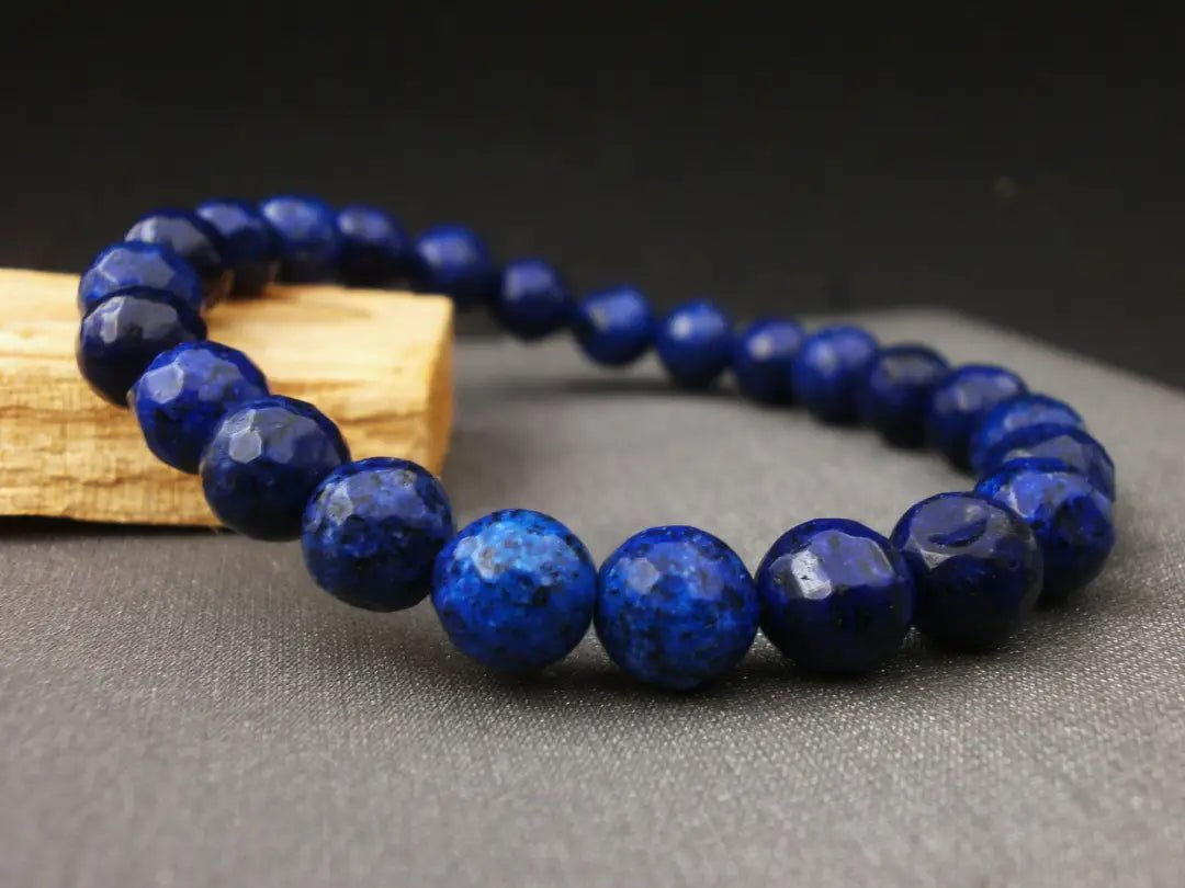 Pulsera de Lapislázuli Natural – Sabiduría, Protección y Poder Interior - My Cuqui