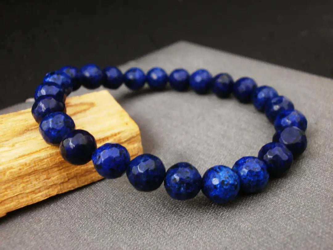 Pulsera de Lapislázuli Natural – Sabiduría, Protección y Poder Interior - My Cuqui