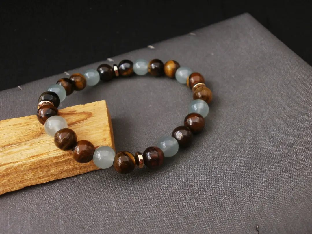 Pulsera de Ojo de Tigre Soberano: Fuerza Ejecutiva y Blindaje de Prosperidad - My Cuqui