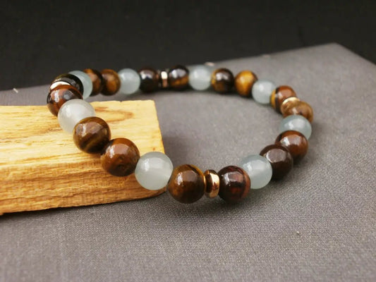 Pulsera de Ojo de Tigre Soberano: Fuerza Ejecutiva y Blindaje de Prosperidad - My Cuqui