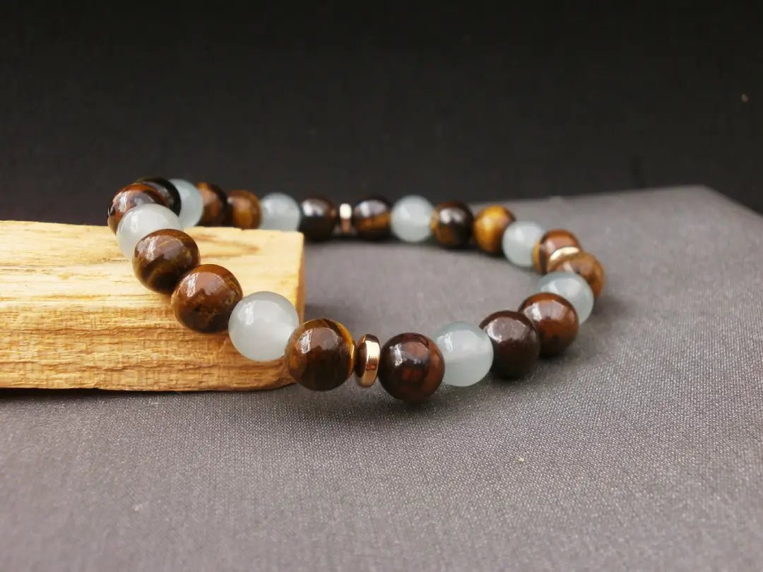 Pulsera de Ojo de Tigre Soberano: Fuerza Ejecutiva y Blindaje de Prosperidad - My Cuqui
