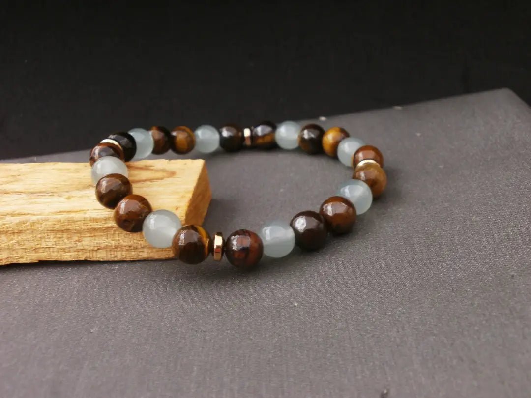 Pulsera de Ojo de Tigre Soberano: Fuerza Ejecutiva y Blindaje de Prosperidad - My Cuqui