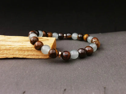 Pulsera de Ojo de Tigre Soberano: Fuerza Ejecutiva y Blindaje de Prosperidad - My Cuqui