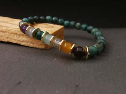 Pulsera de Turquesa Africana: El Amuleto de Evolución Estratégica y Prosperidad - My Cuqui