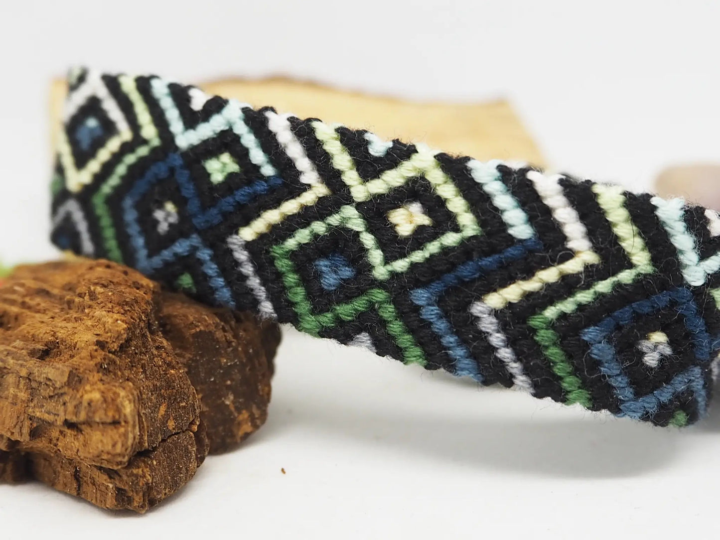 Pulsera friendship. En tonos verdes - My Cuqui