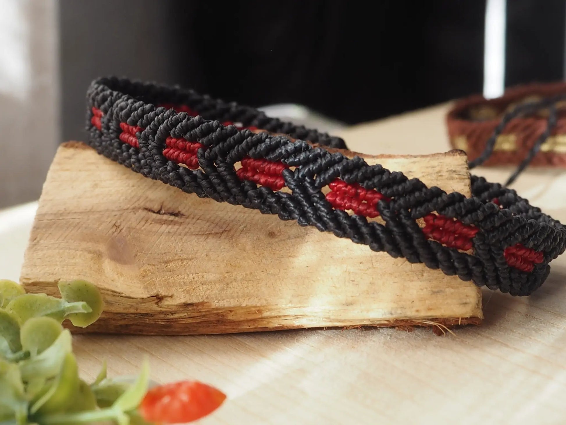 Pulseras Artesanales de Macramé - diseño geométrico - My Cuqui