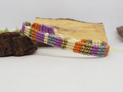 Pulseras Boho Artesanales Hechas con Hilo Encerado Linhasita - My Cuqui